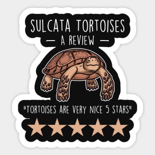 Sulcata Tortoise Review Sticker